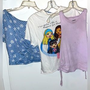 Y2K BRATZ spring/summer crop top bundle